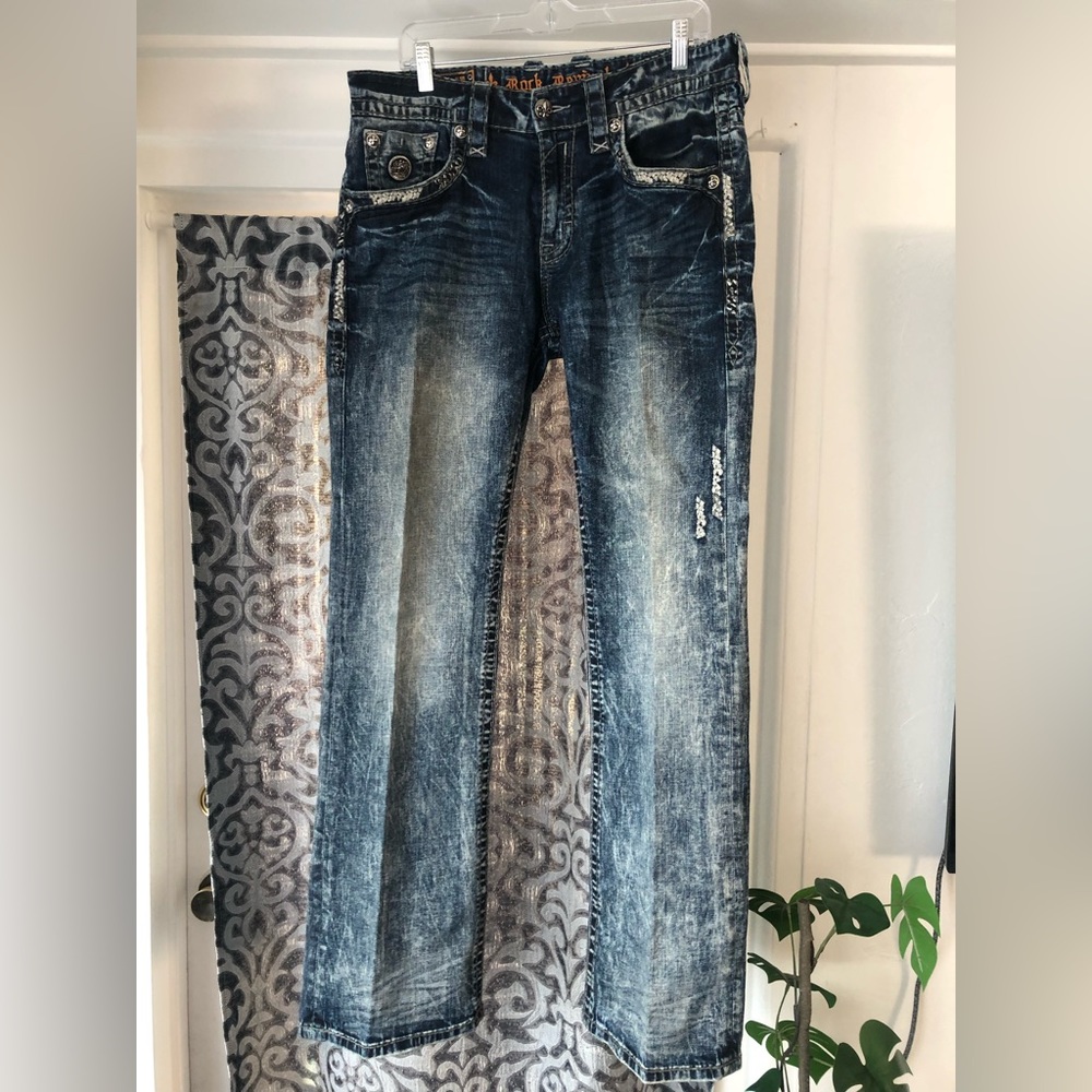 ROCK REVIVAL JEANS 34W x 32L